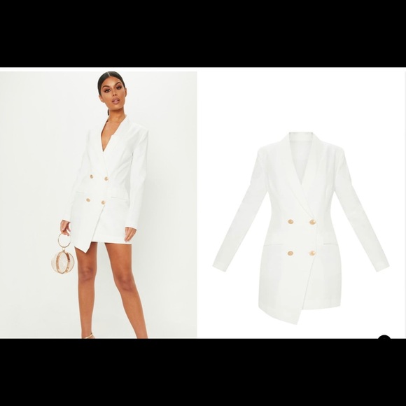 tuxedo dress pretty little thing